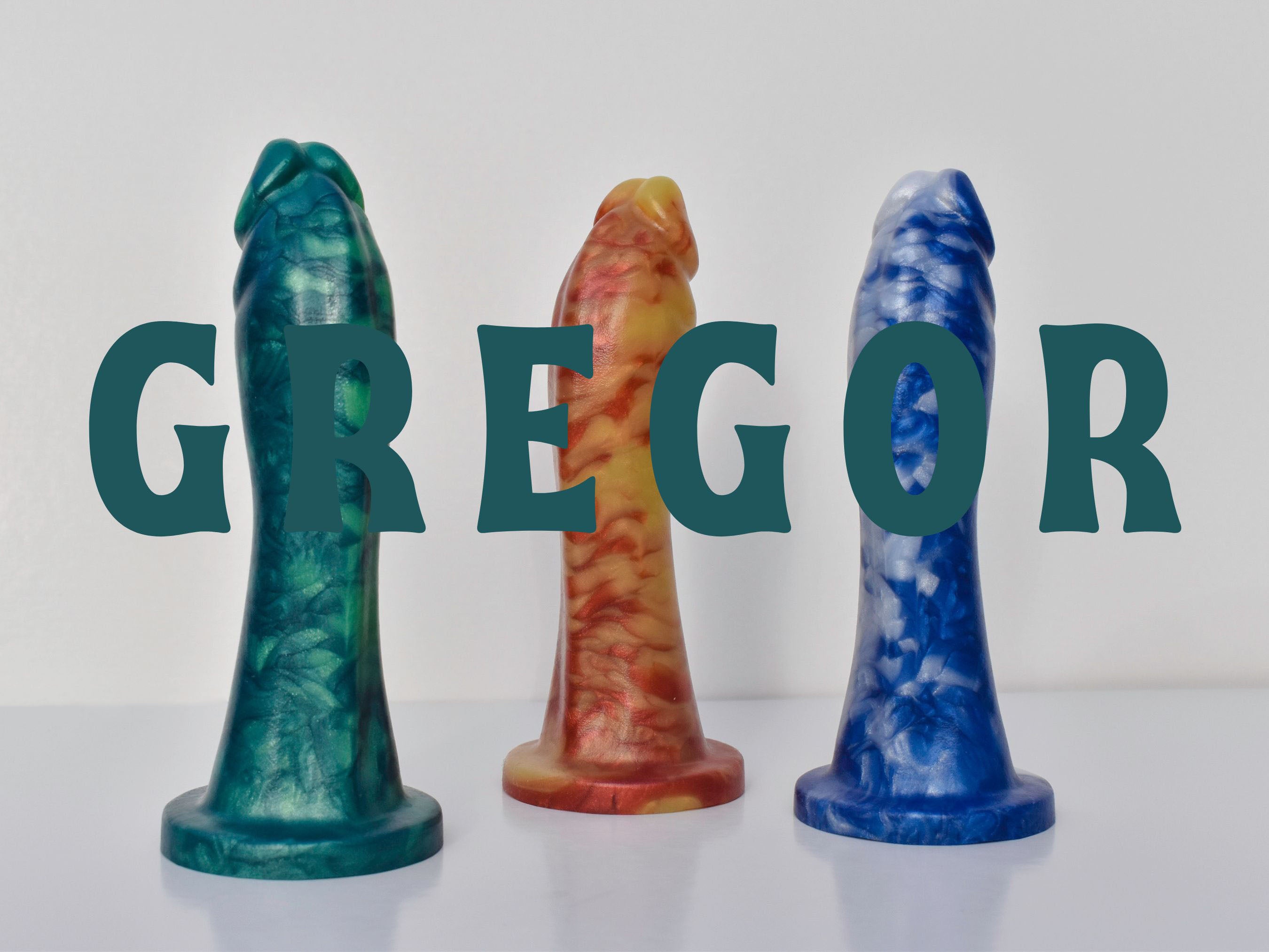 Gregor Realistic Dildo - Marbles