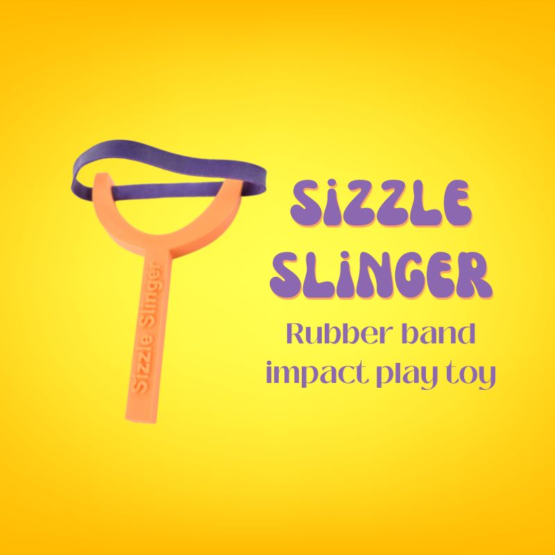 Sizzle Slinger Rubber Band Impact Play Toy