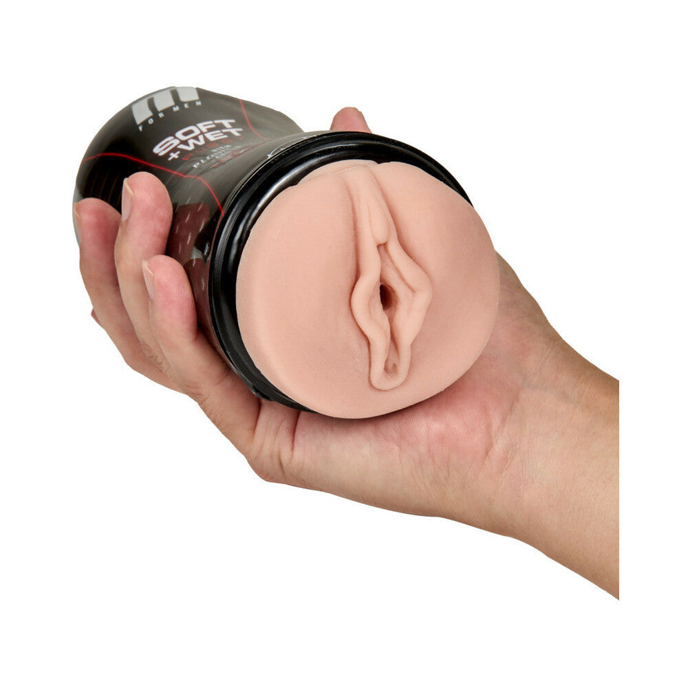 M for Men Self-Lubricating Vagina Stroker with Ridges and Orbs