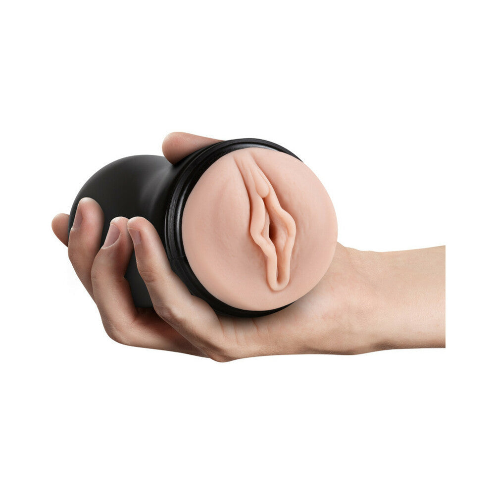 M for Men Self-Lubricating Vagina Stroker with Ridges and Orbs