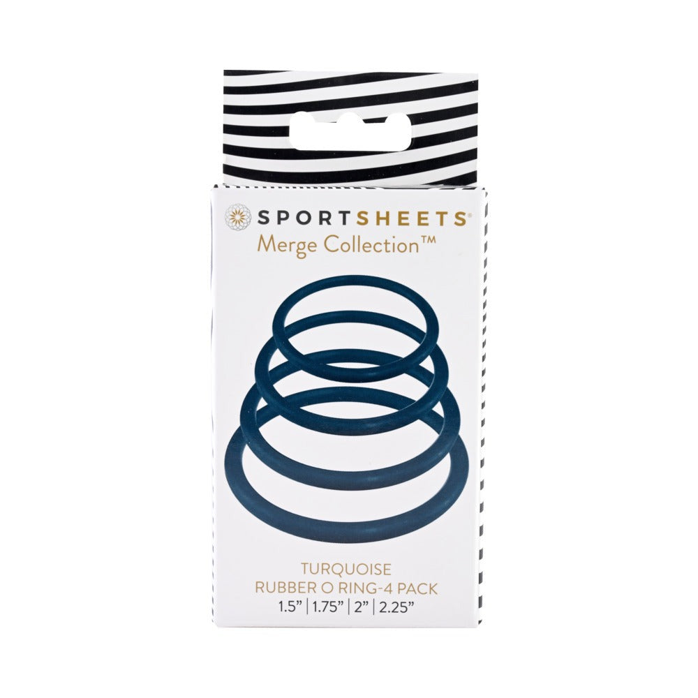 Sportsheets Merge Collection Rubber O-Ring 4-Pack