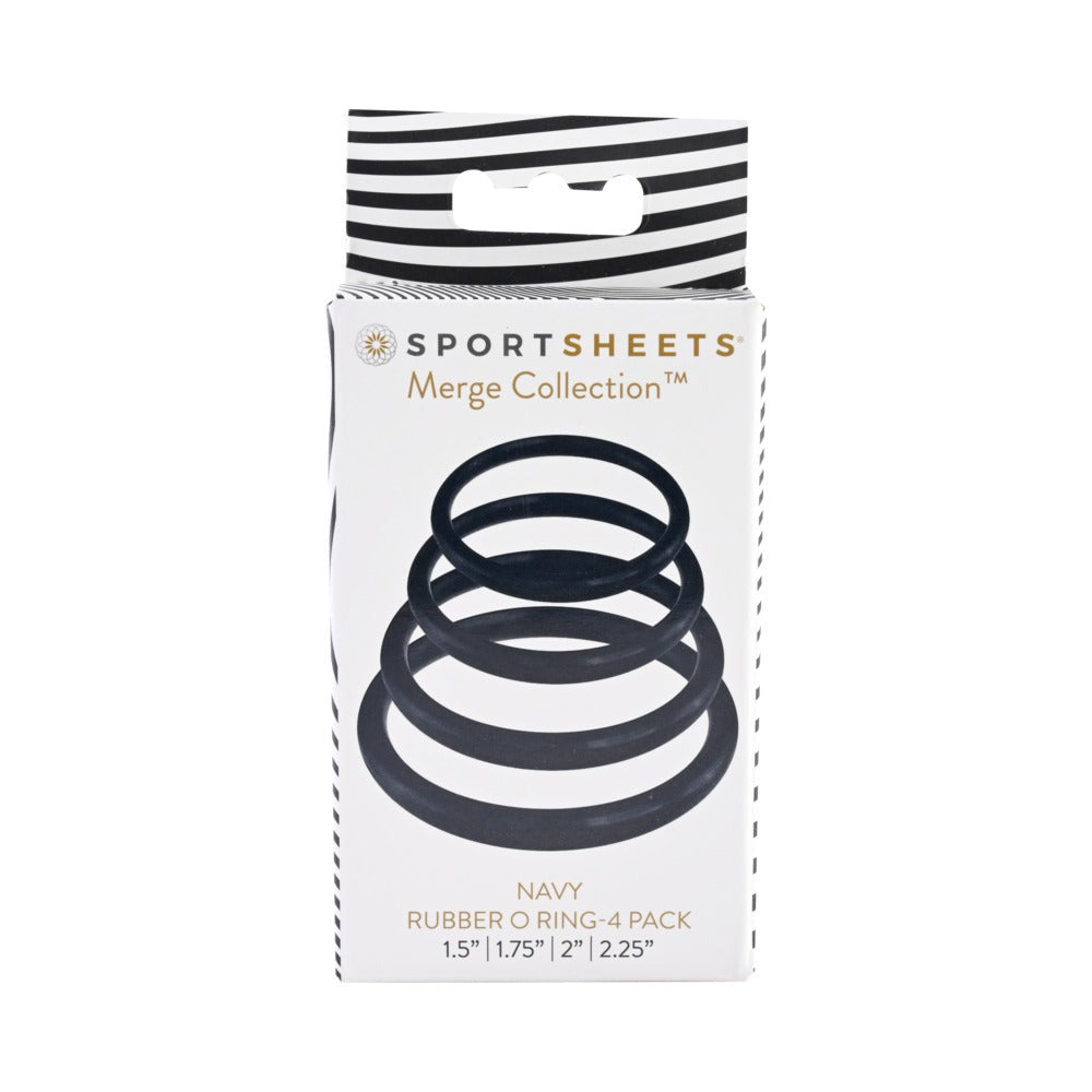 Sportsheets Merge Collection Rubber O-Ring 4-Pack