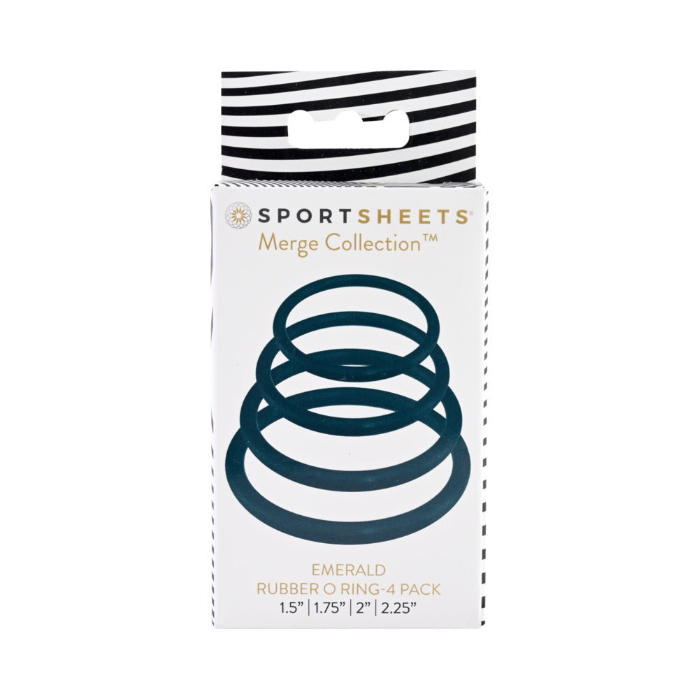 Sportsheets Merge Collection Rubber O-Ring 4-Pack