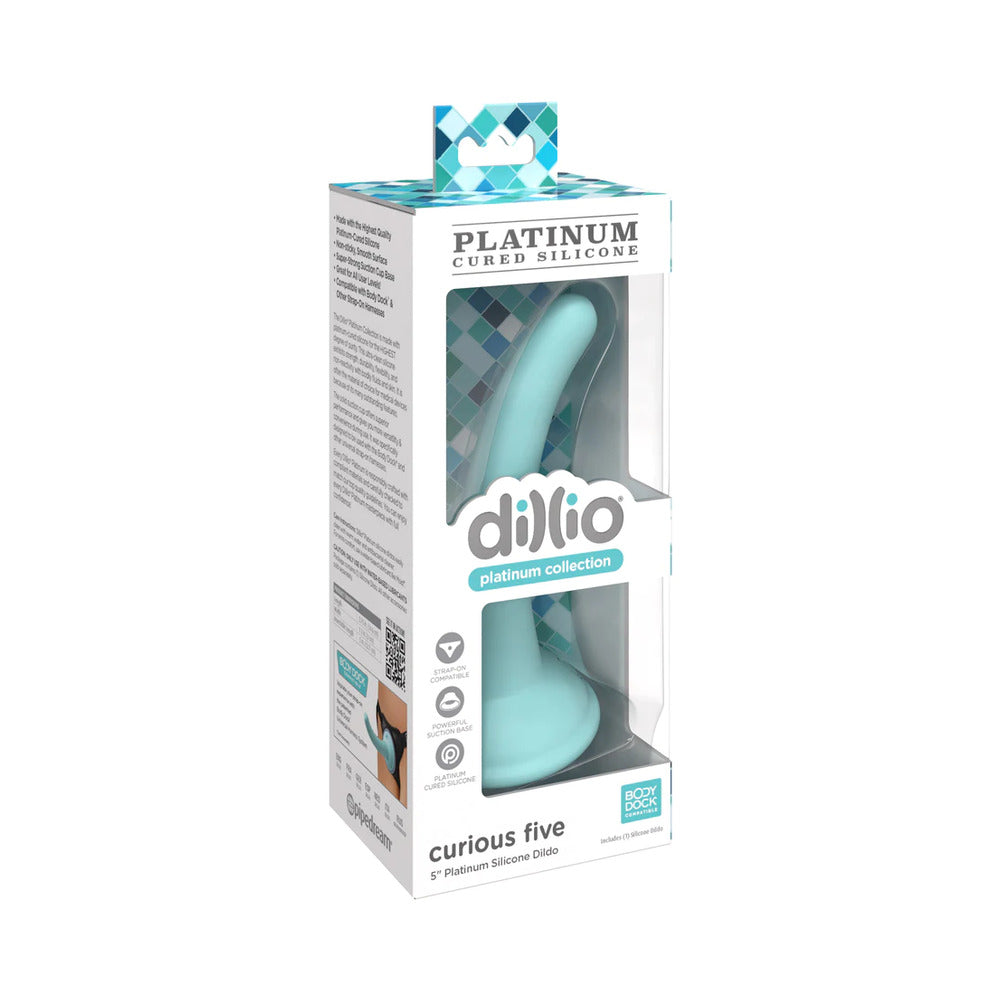 Dillio Platinum Collection Curious Five 5 in. Silicone Dildo