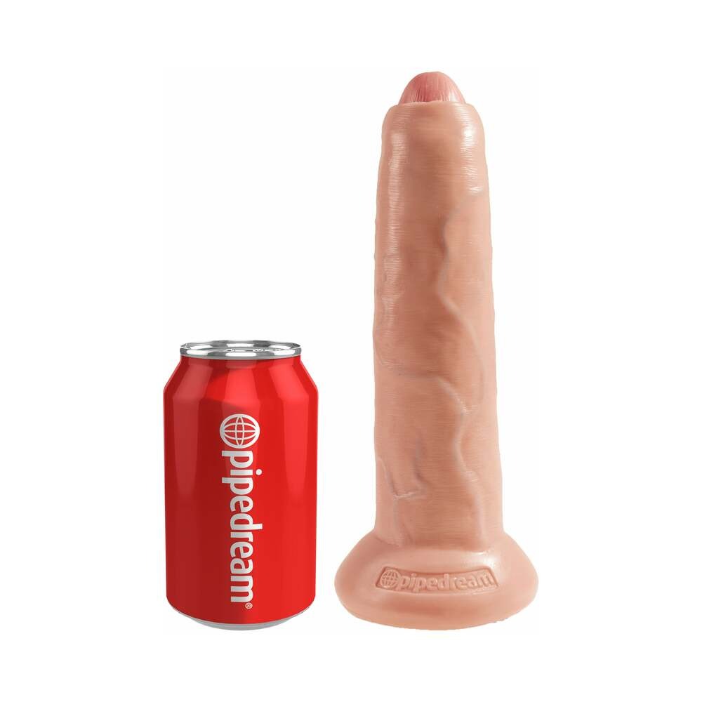 9 in. Uncut Cock With Moveable Foreskin-