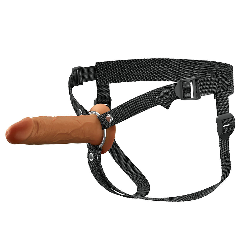 Fantasy X-Tensions Elite Hollow Silicone Strap-On 6 in.