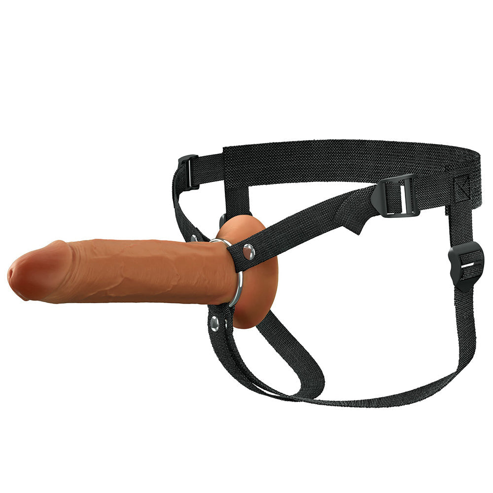 Fantasy X-Tensions Elite Hollow Silicone Strap-On 8 in.