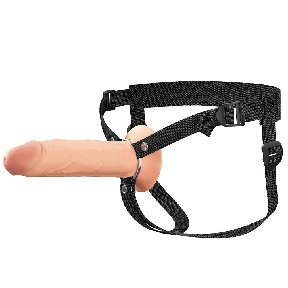 Fantasy X-Tensions Elite Hollow Silicone Strap-On 8 in.