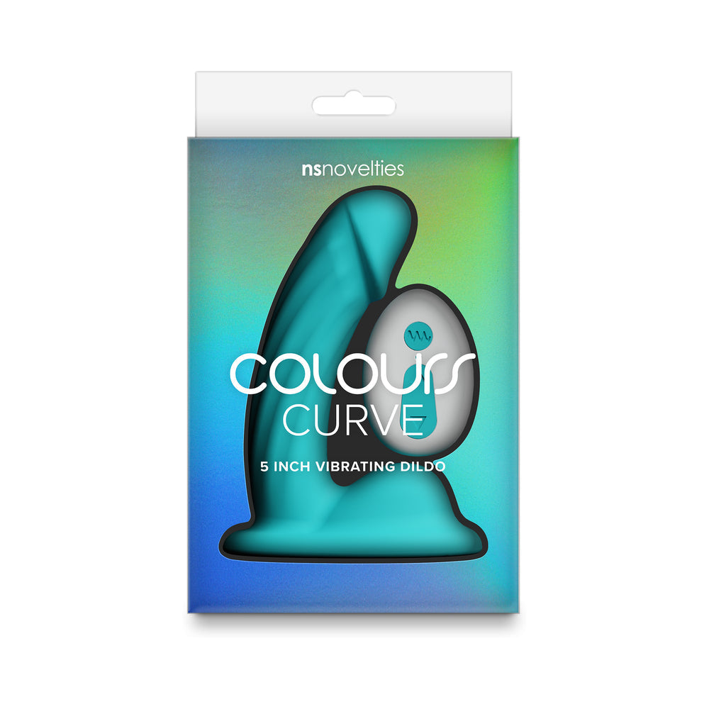 Colours Curve Vibrating 6 in. Dildo Pink
