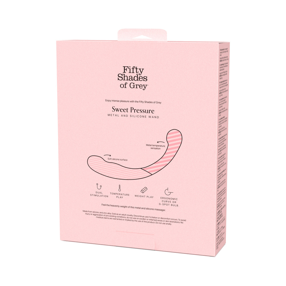 Fifty Shades of Grey Sweet Pressure Silicone & Metal Wand - Shop Sex Toys at The Sex Shed! Fifty Shades of Grey Sweet Pressure Silicone & Metal Wand - Shop Sex Toys at The Sex Shed!