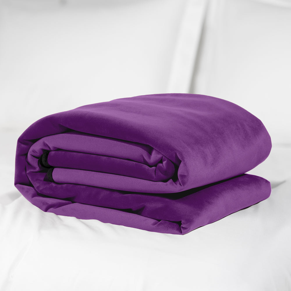 Liberator_Fascinator_Throw_Regular_Purple_folded