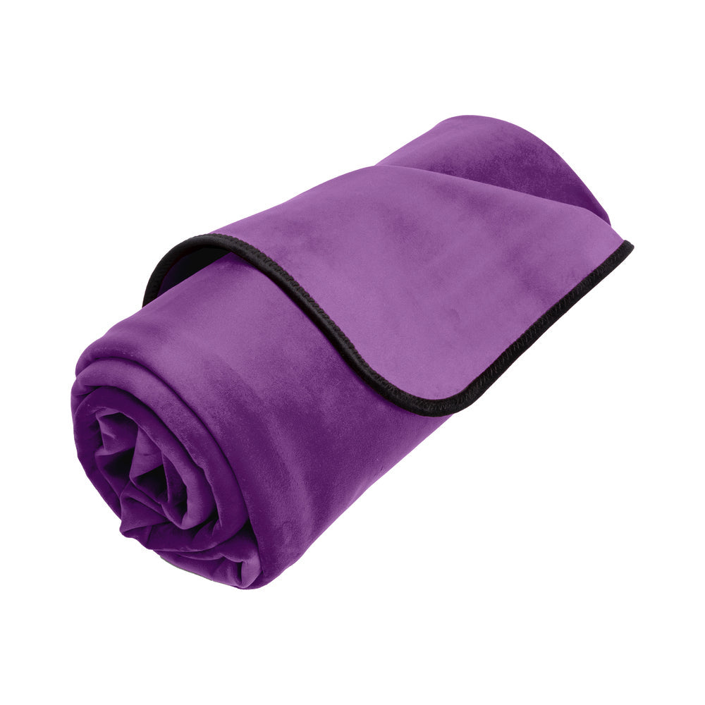 Liberator_Fascinator_Throw_Regular_Purple_rolled