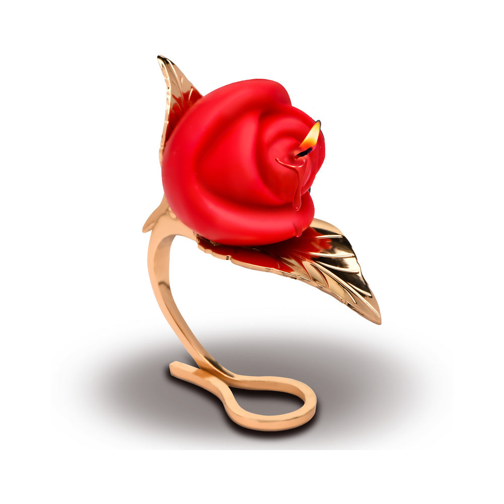 MasterSeriesBurningPassionRoseCandlewithHolder