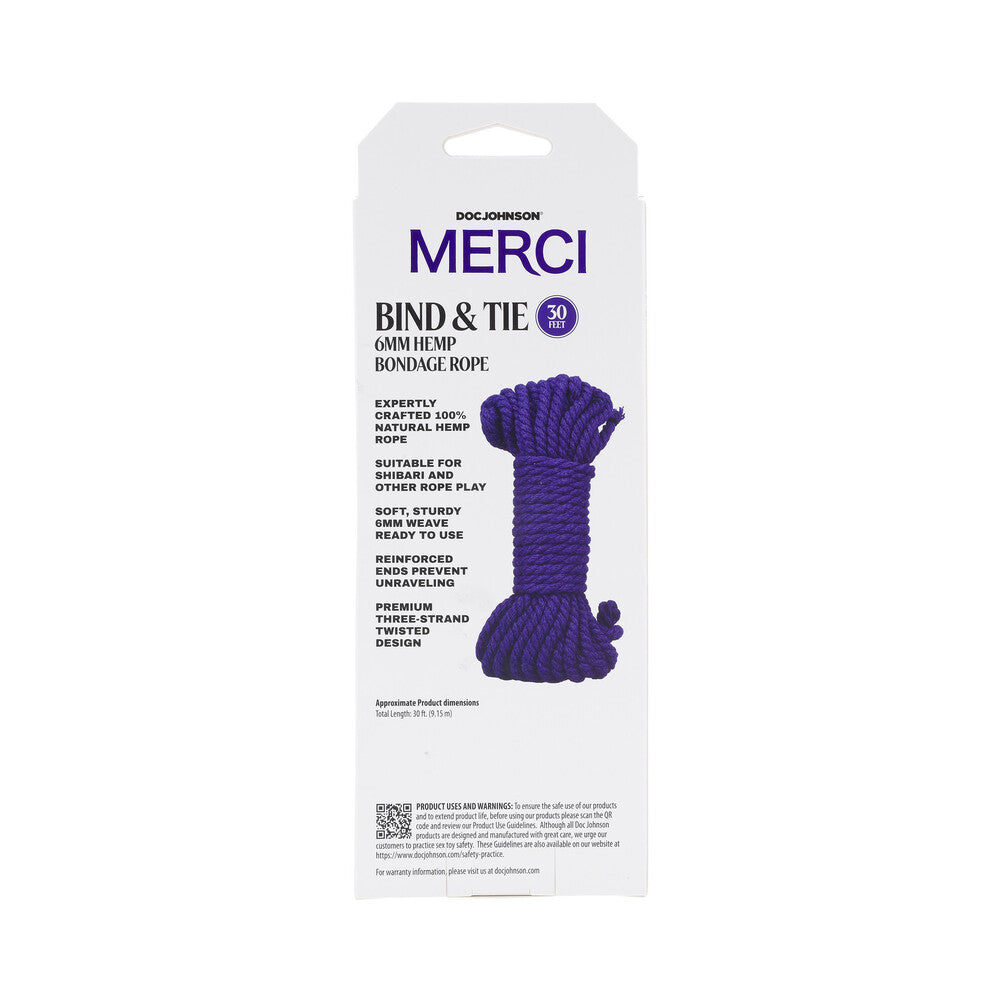 MerciBind_TieHempBondageRopeVioletboxback