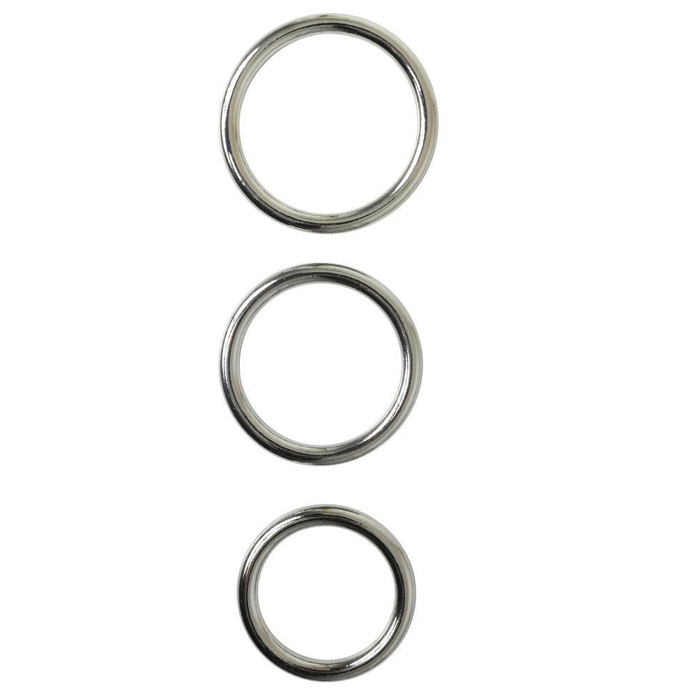 Sportsheets metal O-Ring 3-pack