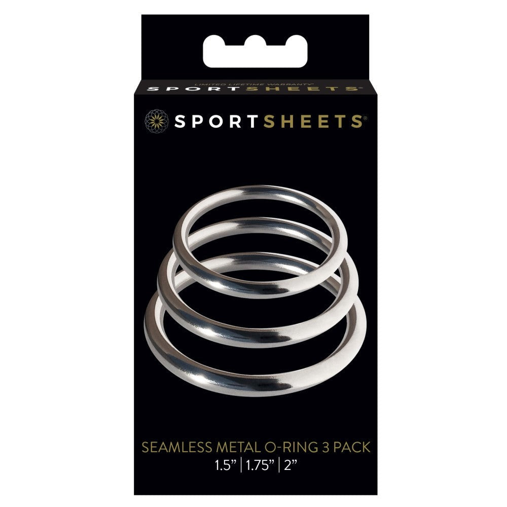 Sportsheets metal O-Ring 3-pack