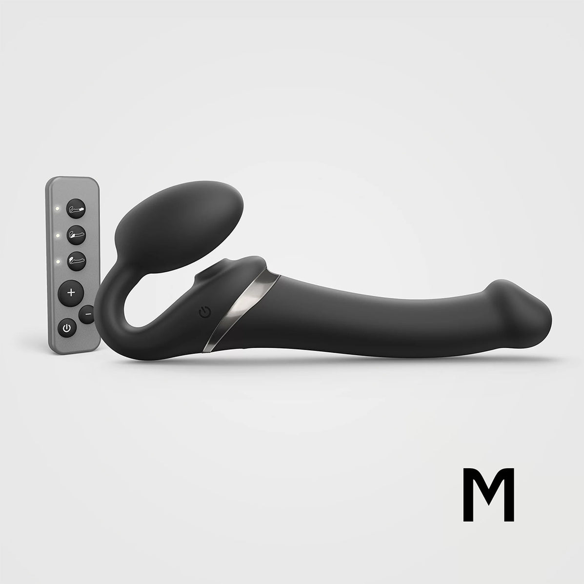 Strap-On-MeMultiOrgasmBendableStraplessStrap-OnBlackmedium