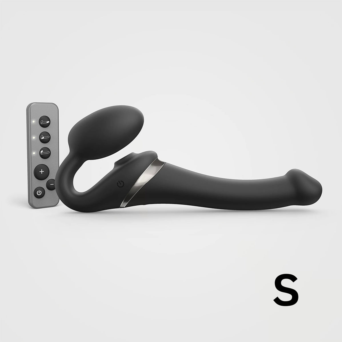 Strap-On-MeMultiOrgasmBendableStraplessStrap-OnBlacksmall