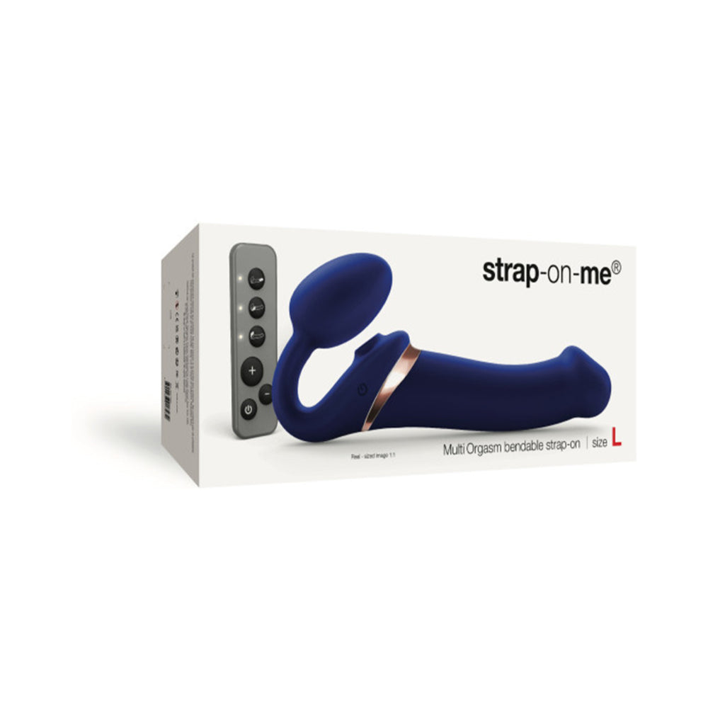 Strap-On-MeMultiOrgasmBendableStraplessStrap-OnBluelarge