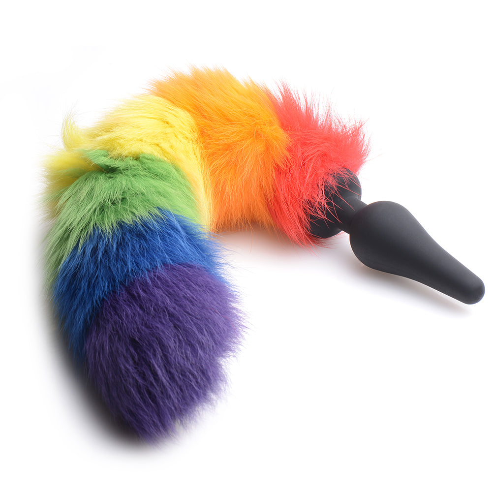 Tailz Rainbow Tail Silicone Butt Plug – The Sex Shed