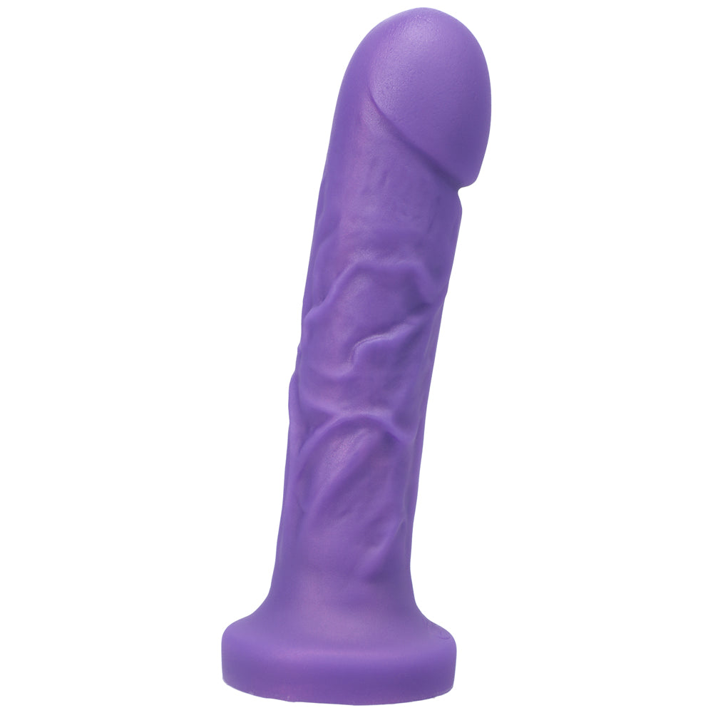 TantusGoliathSoftVibratingDildoKitAmethystsideview