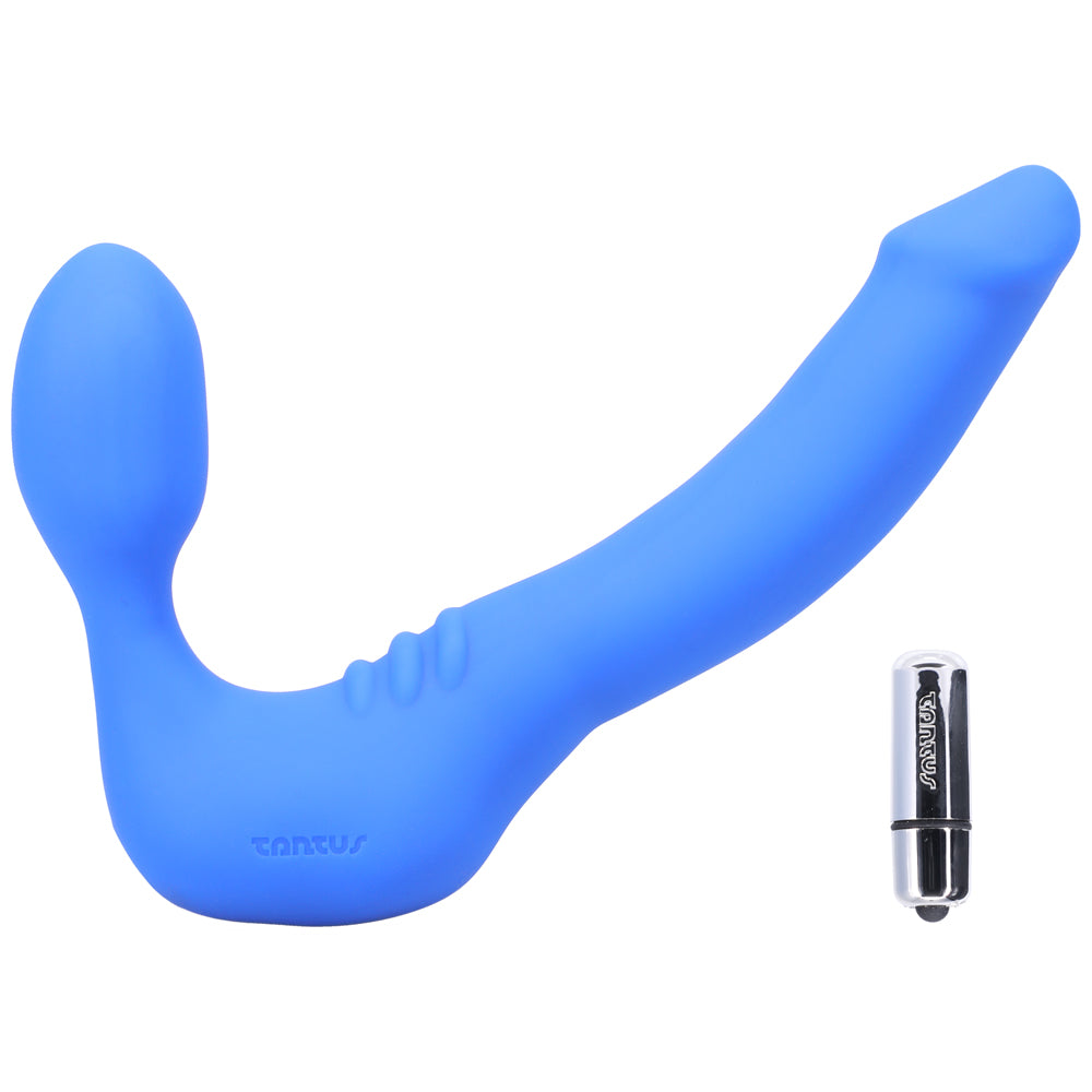 TantusStraplessSlimVibratingDildoandbulletvibe