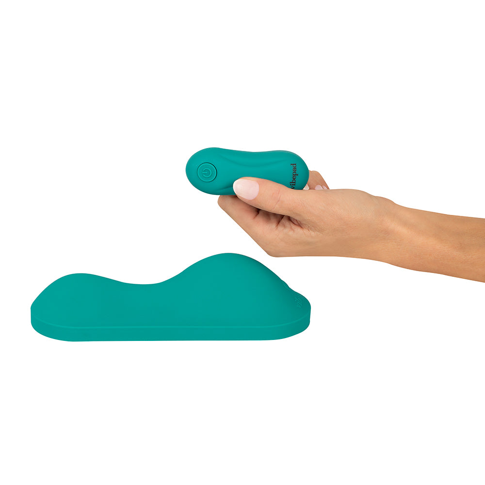 VibePadIntenseandahandholdingremote