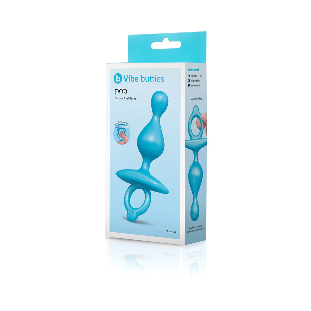 b-Vibe Butties Pop Beaded Silicone Plug-