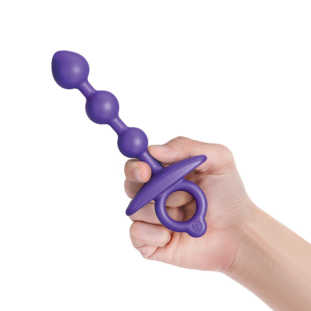 b-Vibe Butties Zip Silicone Anal Bead-