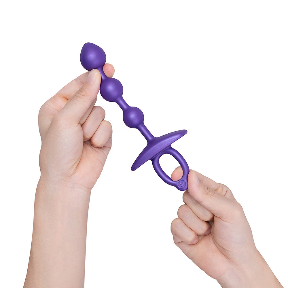 b-Vibe Butties Zip Silicone Anal Bead-