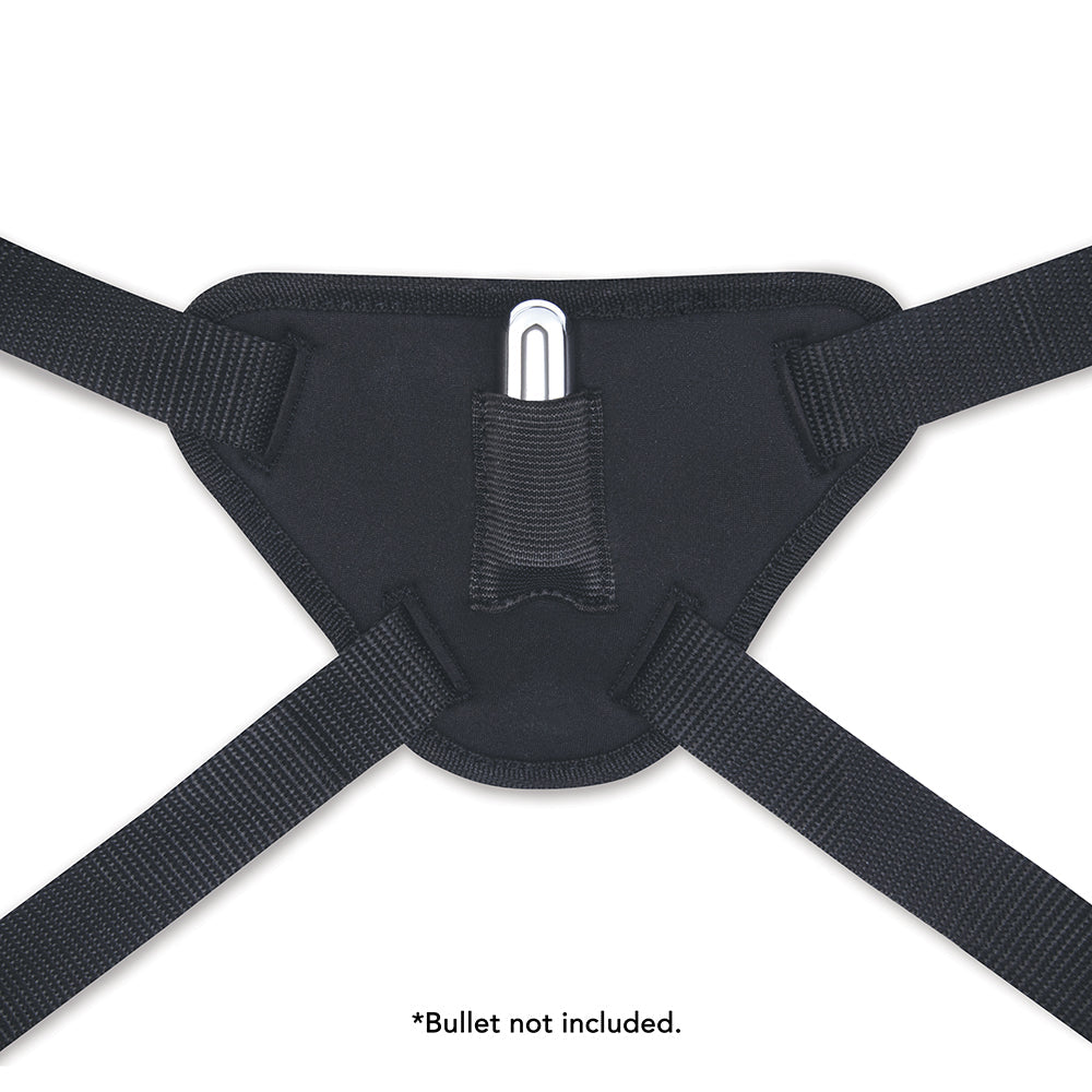 b-Vibe Every Body Strap-On Harness Set with 6 in. Silicone Dildo-