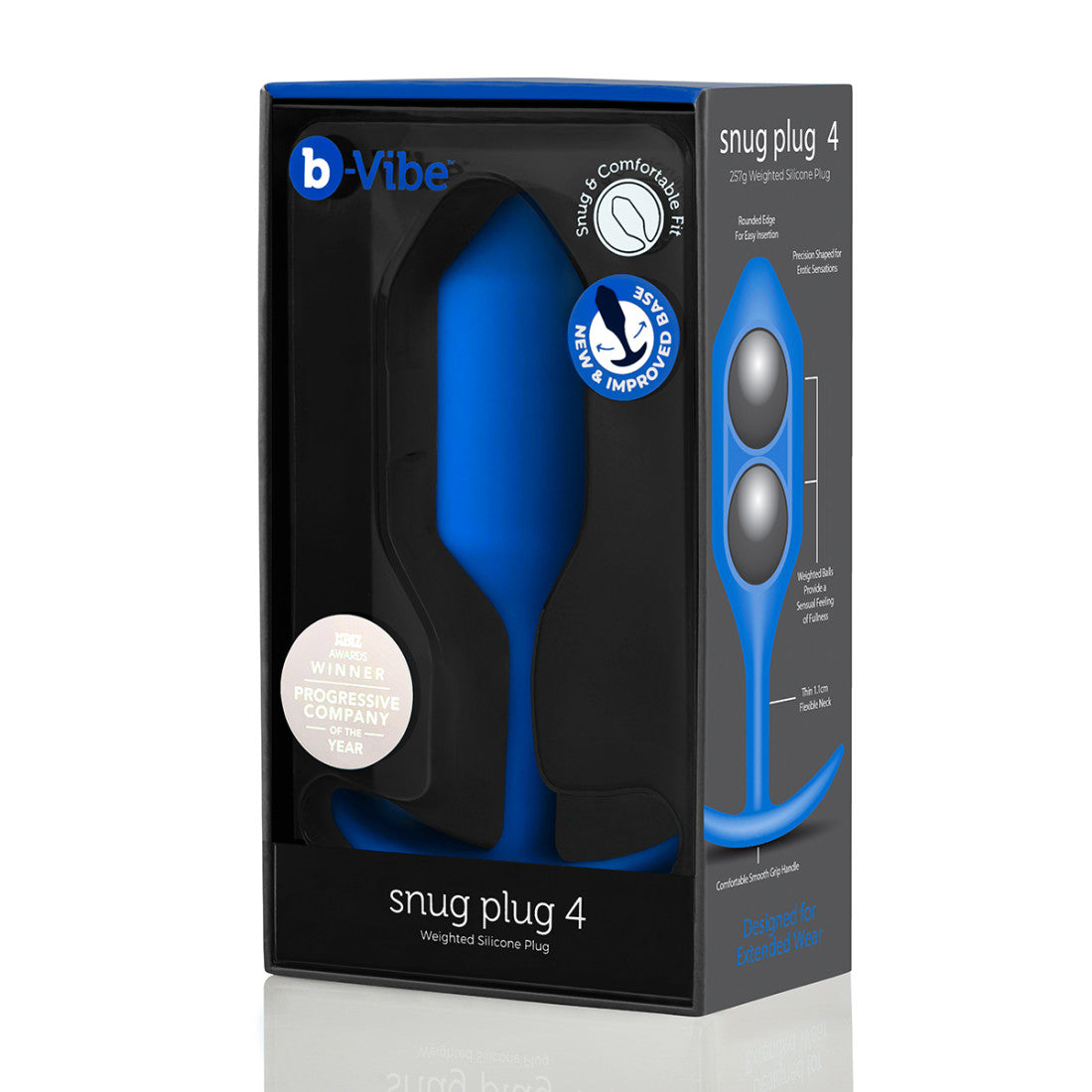 B-Vibe Snug Plug 4 (XL)-Army-