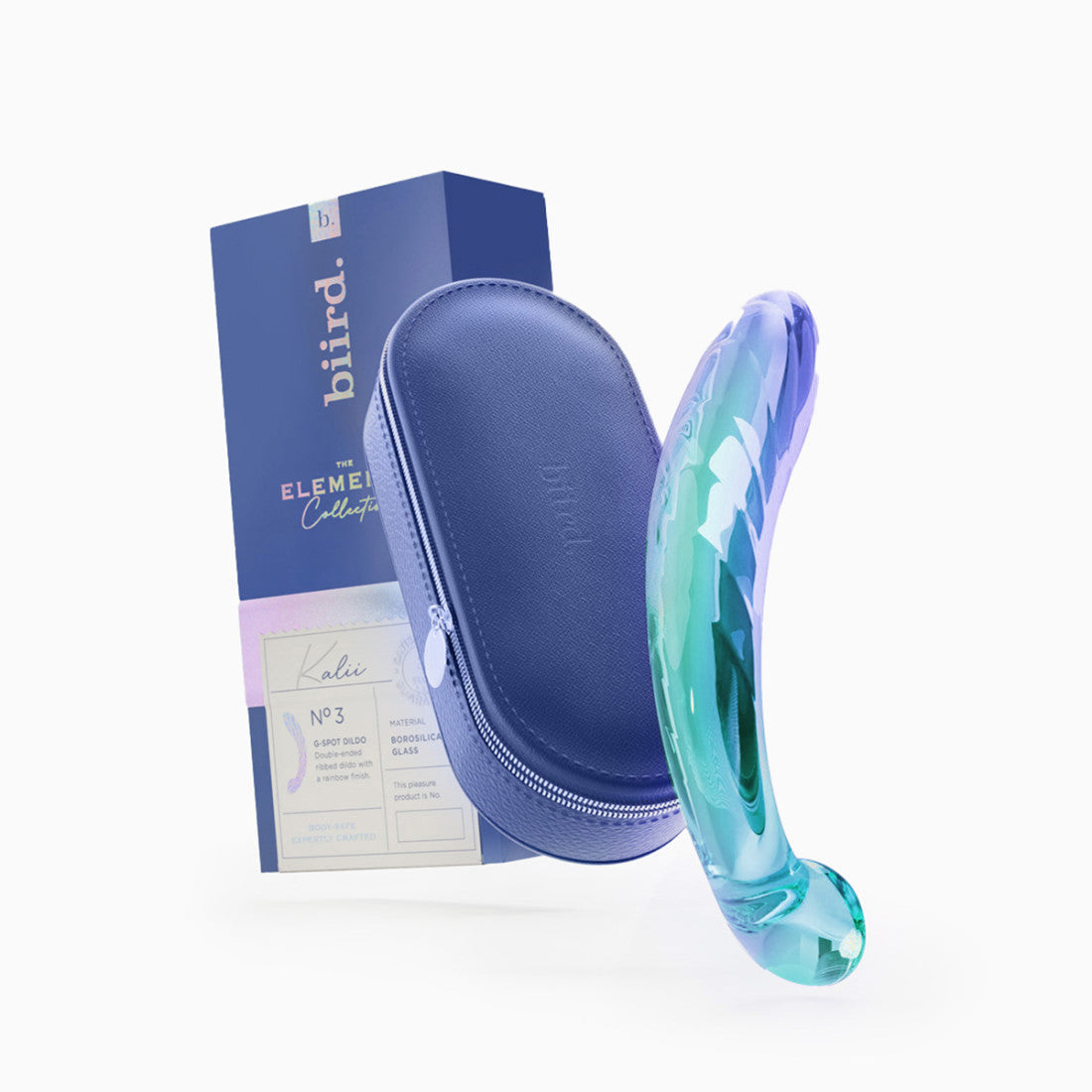Biird Kalii Glass G-spot Dildo-