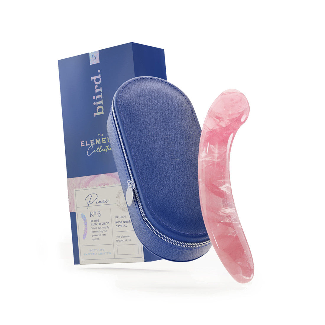 Biird Pixii Rose Quartz Dildo-
