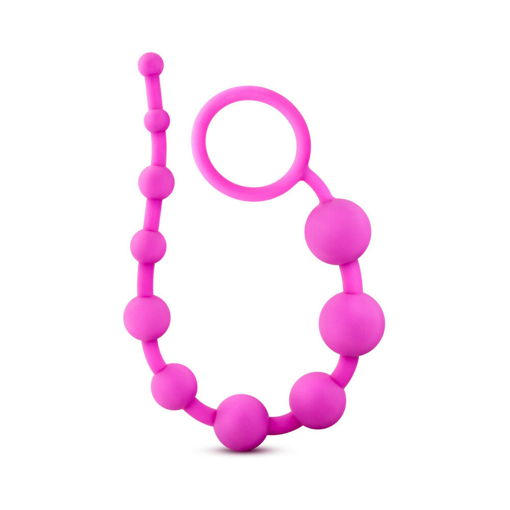 Blush Luxe Silicone 10 Beads-Pink-