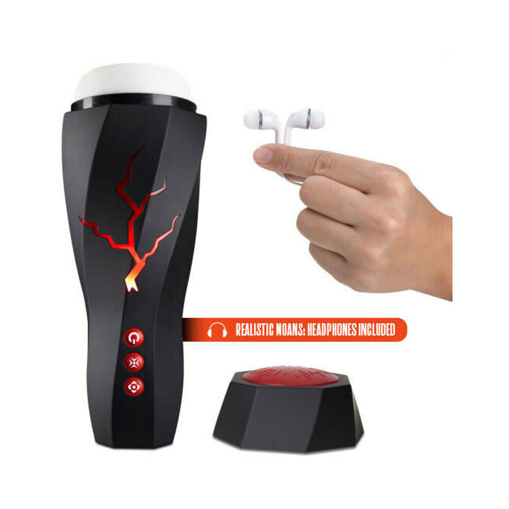 Blush M for Men Storm Vibrating Suction Masturbator-