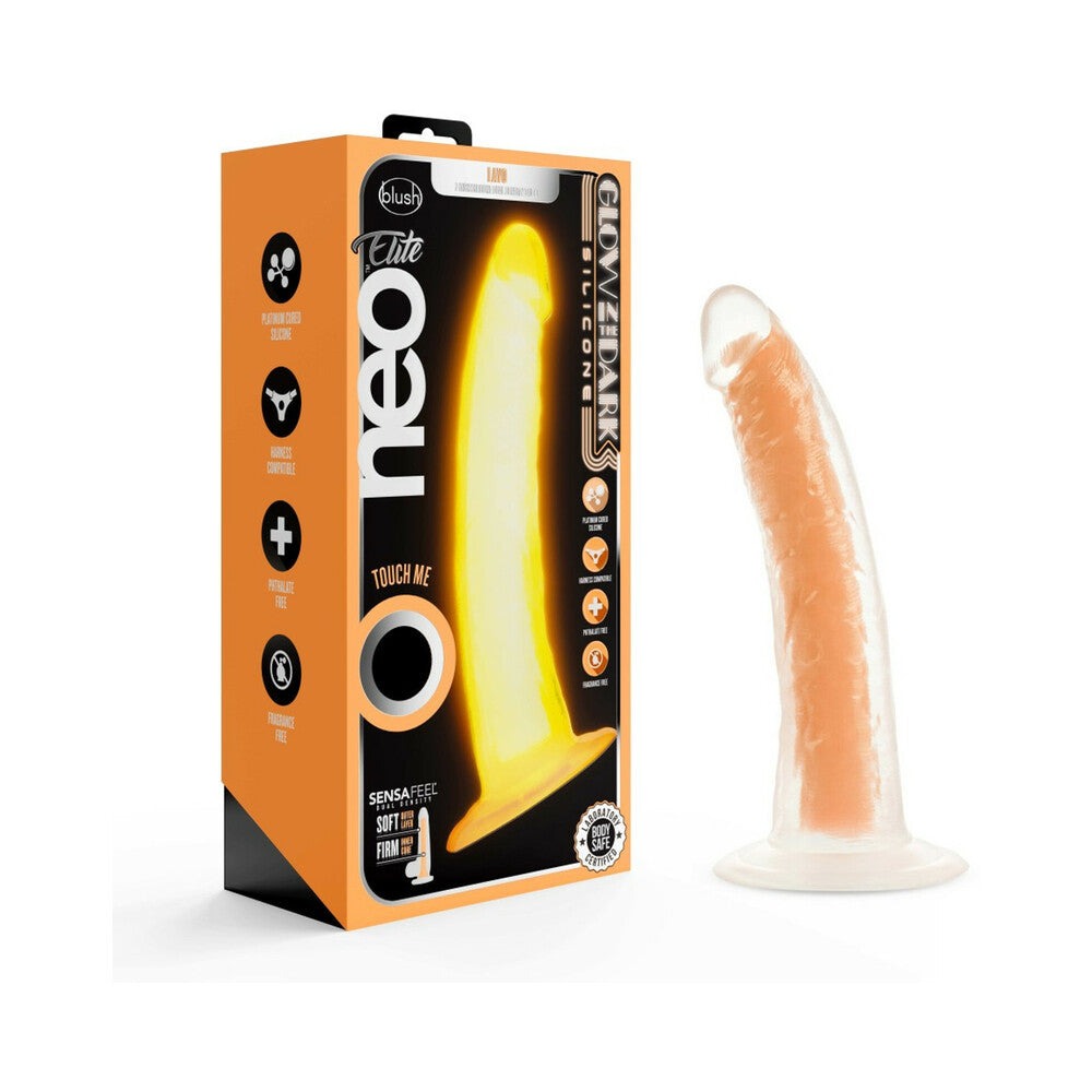 Blush Neo Elite Lava 7 in. (Glow in the Dark, Dual-density)-