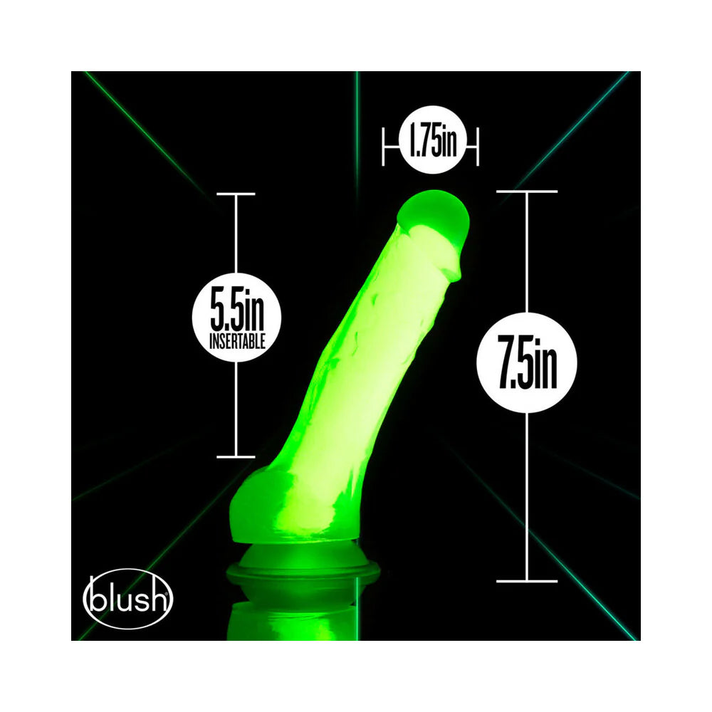 Blush Neo Elite Viper 7 in. (Glow in the Dark, Dual-density)-Neon Pink-