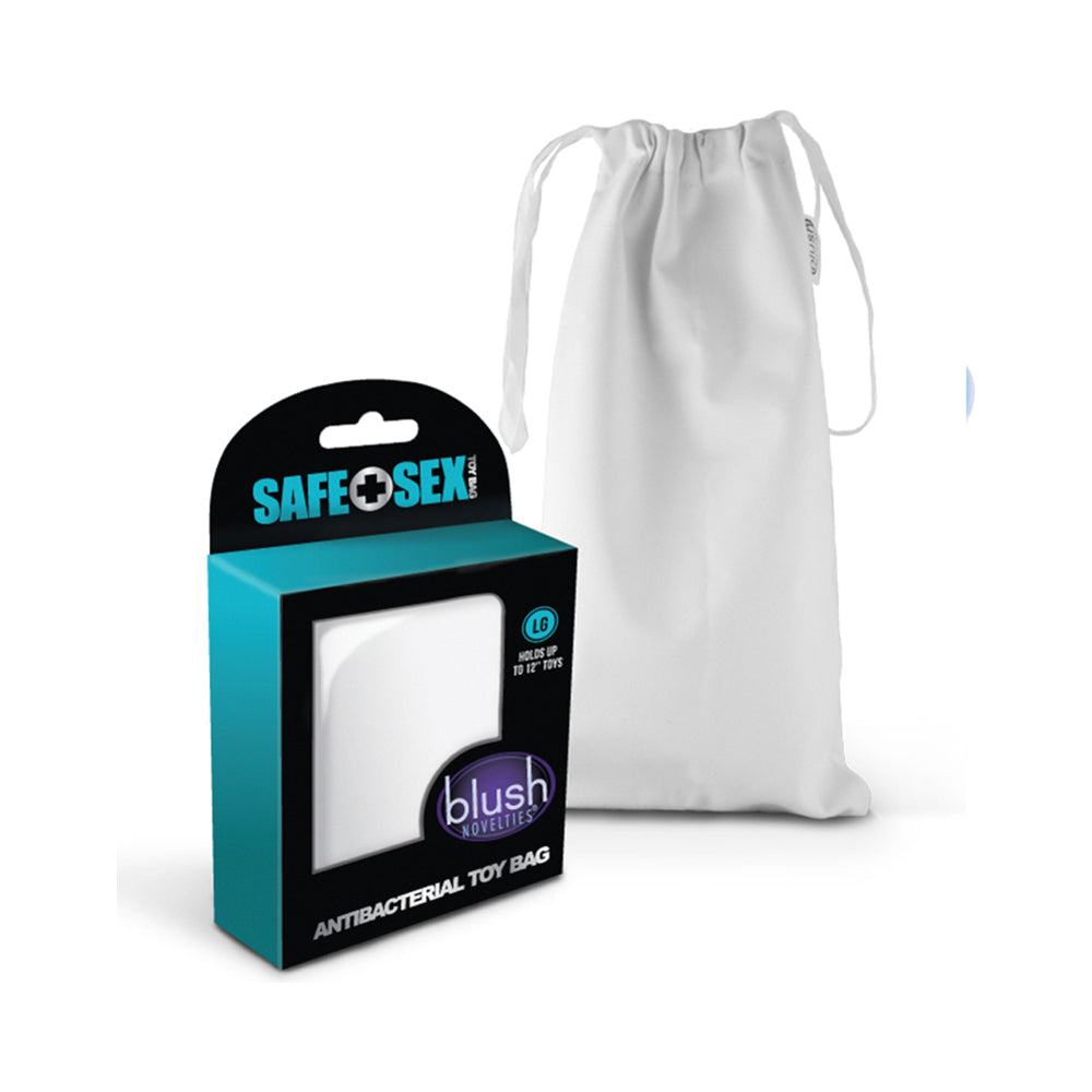 Blush Safe Sex Antibacterial Toy Bag Large - Shop Sex Toys at The Sex Shed! Blush Safe Sex Antibacterial Toy Bag Large - Shop Sex Toys at The Sex Shed!