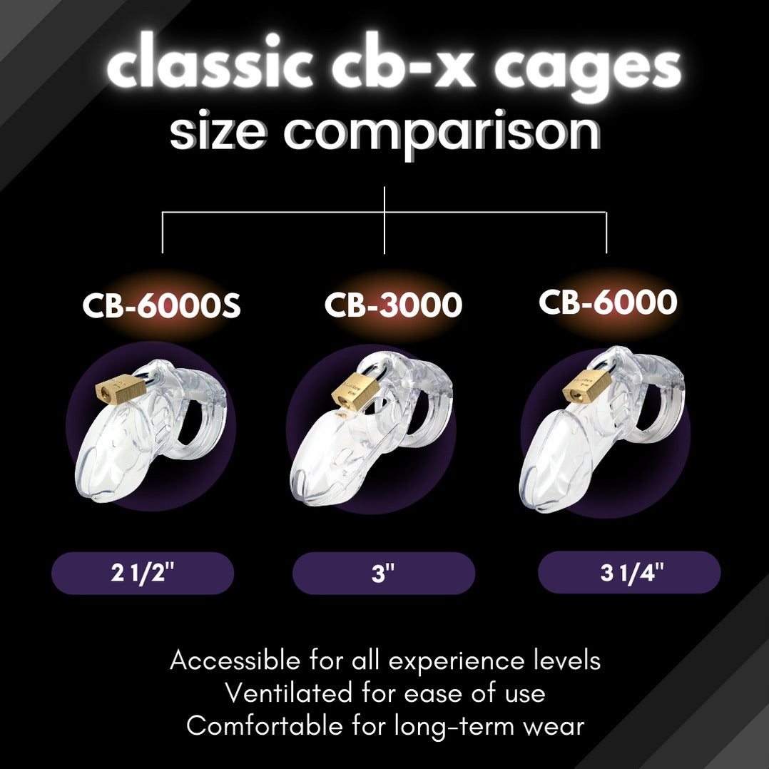 CB-6000 Clear Male Chastity-