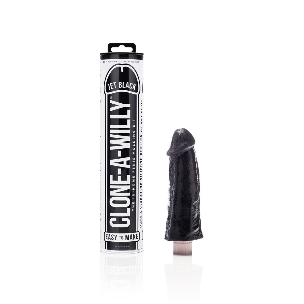 Clone-A-Willy DIY Vibrating Dildo Kit-Jet Black-