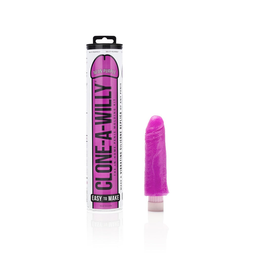 Clone-A-Willy DIY Vibrating Dildo Kit-Neon Purple-