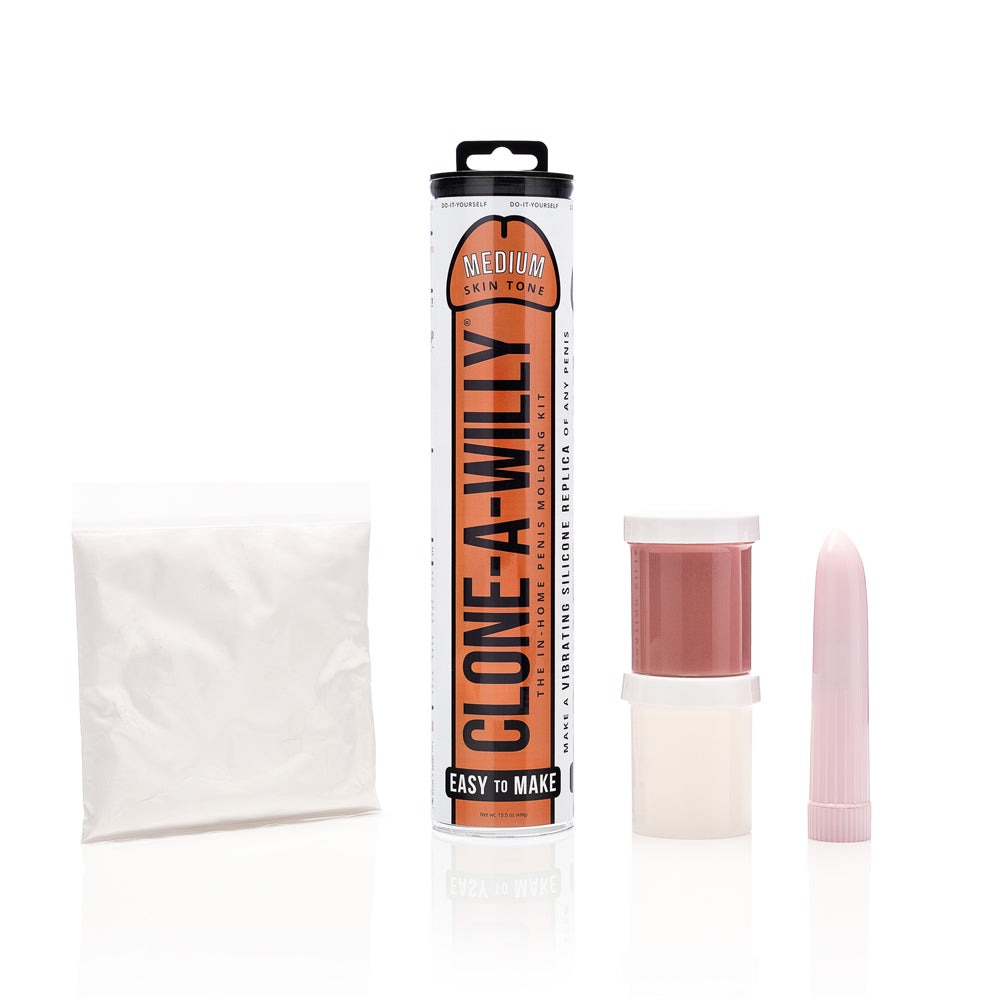 Clone-A-Willy DIY Vibrating Dildo Kit Skin Tone-Light Skin Tone-