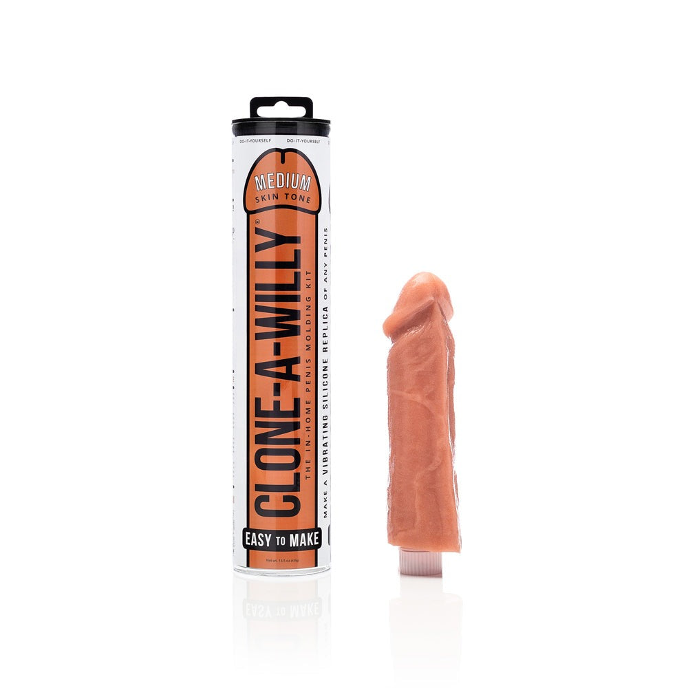 Clone-A-Willy DIY Vibrating Dildo Kit Skin Tone-Medium Skin Tone-