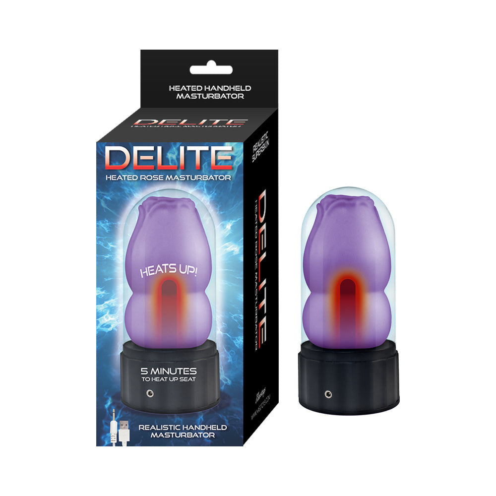 Delite Heated Rose Masturbator-
