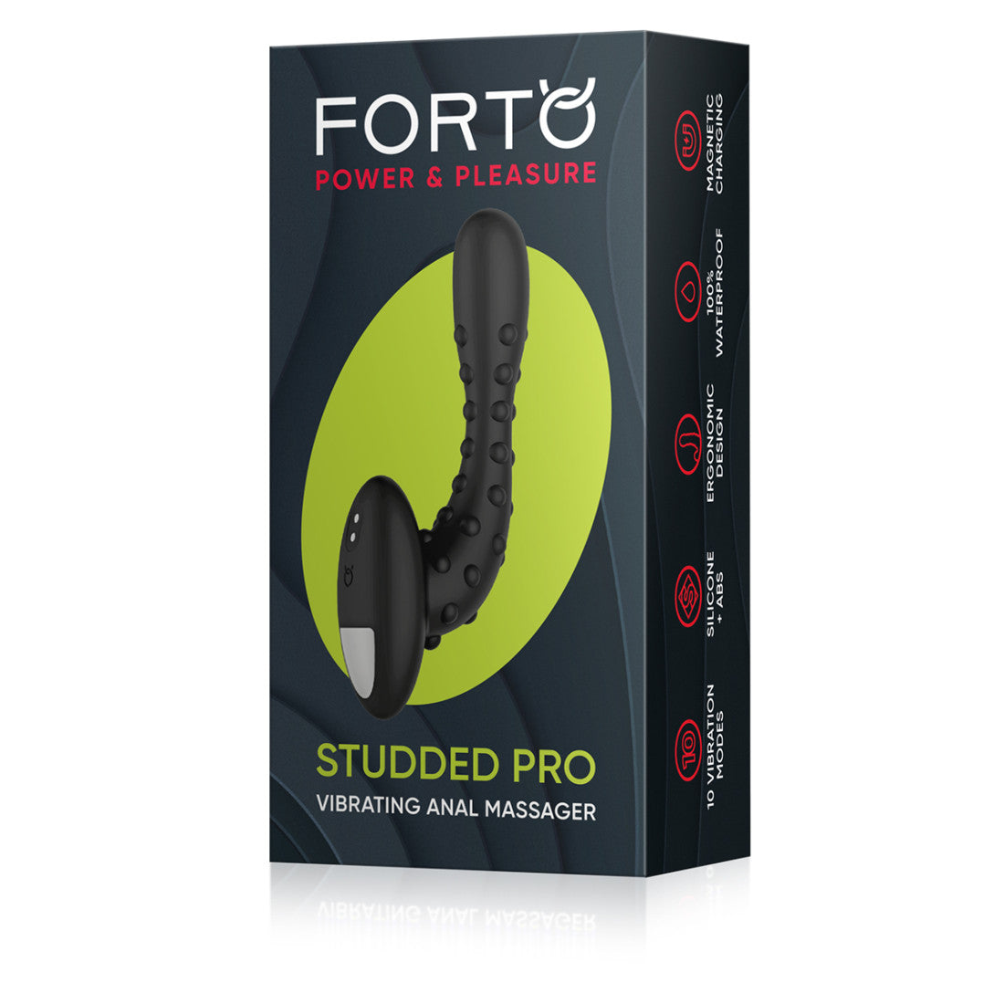 FORTO Studded Pro Plug-Intimacy Devices-Blue-