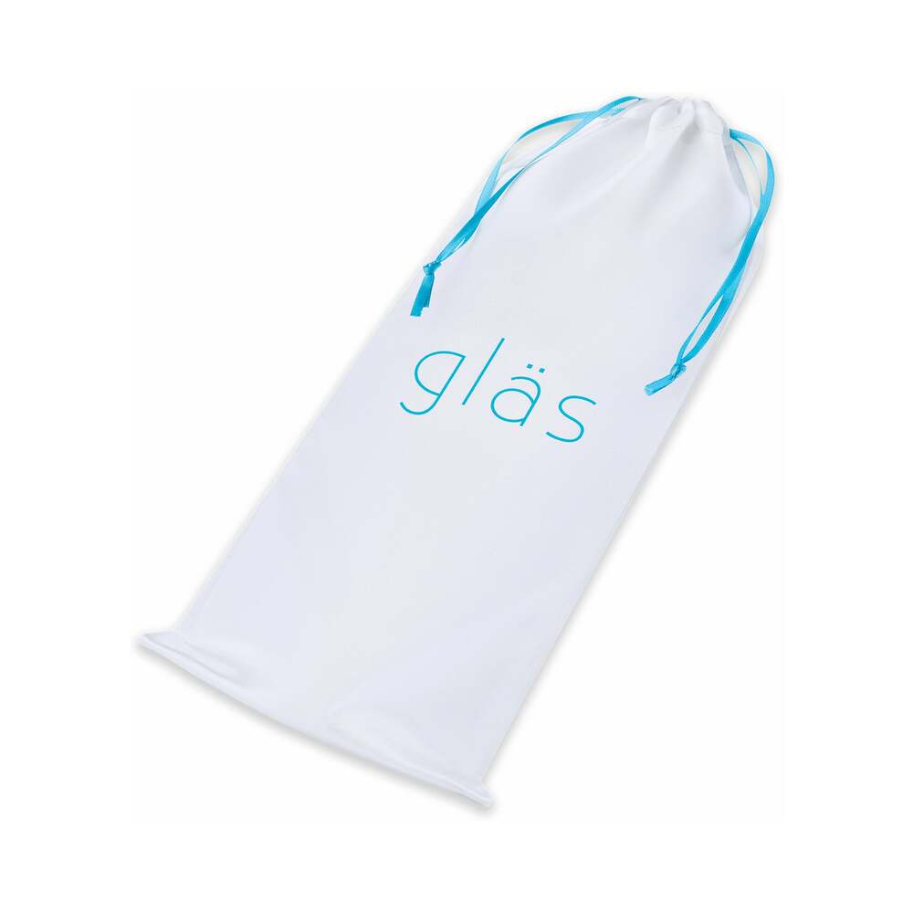 Glas8in.GlassDildowithHeartHandlepouch