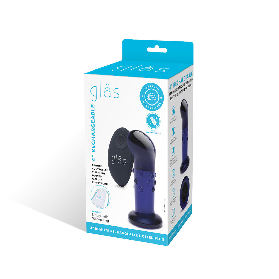 GLAS G-Spot / P-Spot Butt Plug-
