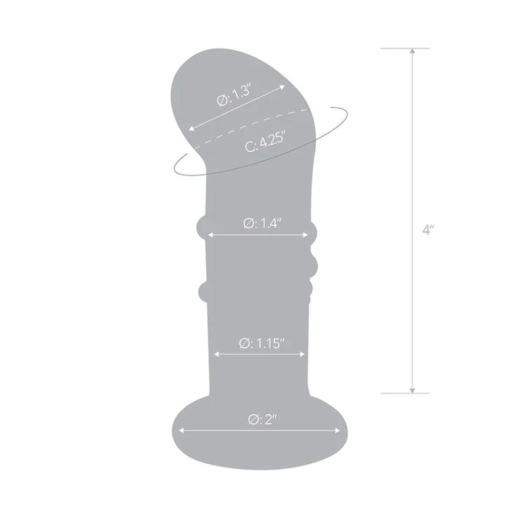 GLAS G-Spot / P-Spot Butt Plug-