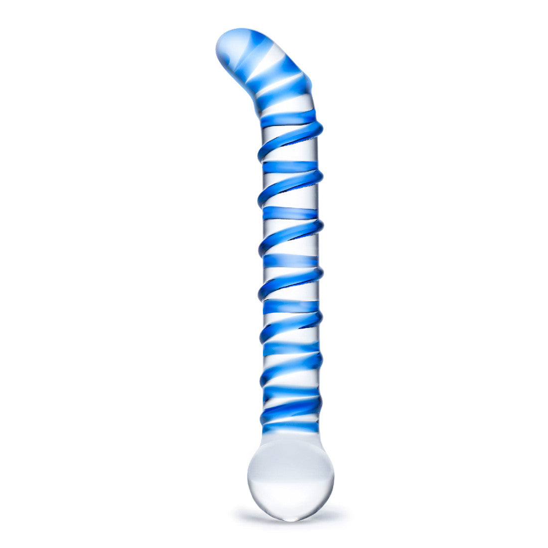 GLAS Mr. Swirly Glass Dildo-